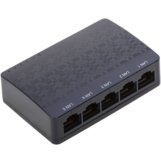 Conmutador gigabit ethernet LAN mini Switch 10/100/1000Mbps de 5 puertos UTP RJ45