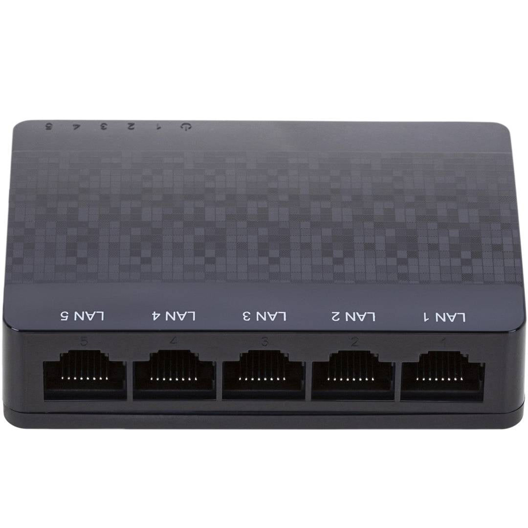 Conmutador gigabit ethernet LAN mini Switch 10/100/1000Mbps de 5 puertos UTP RJ45