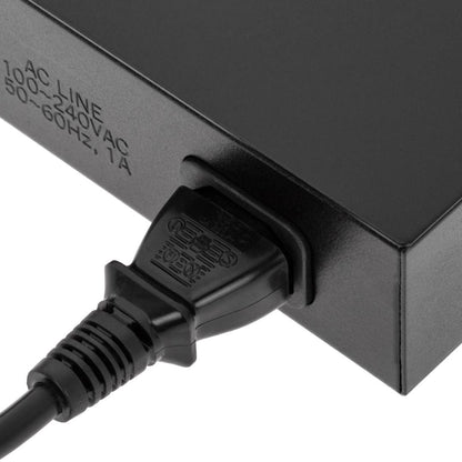 Conmutador LAN switch Gigabit 10/100/1000 Mbps de 5 UTP para rack 19'
