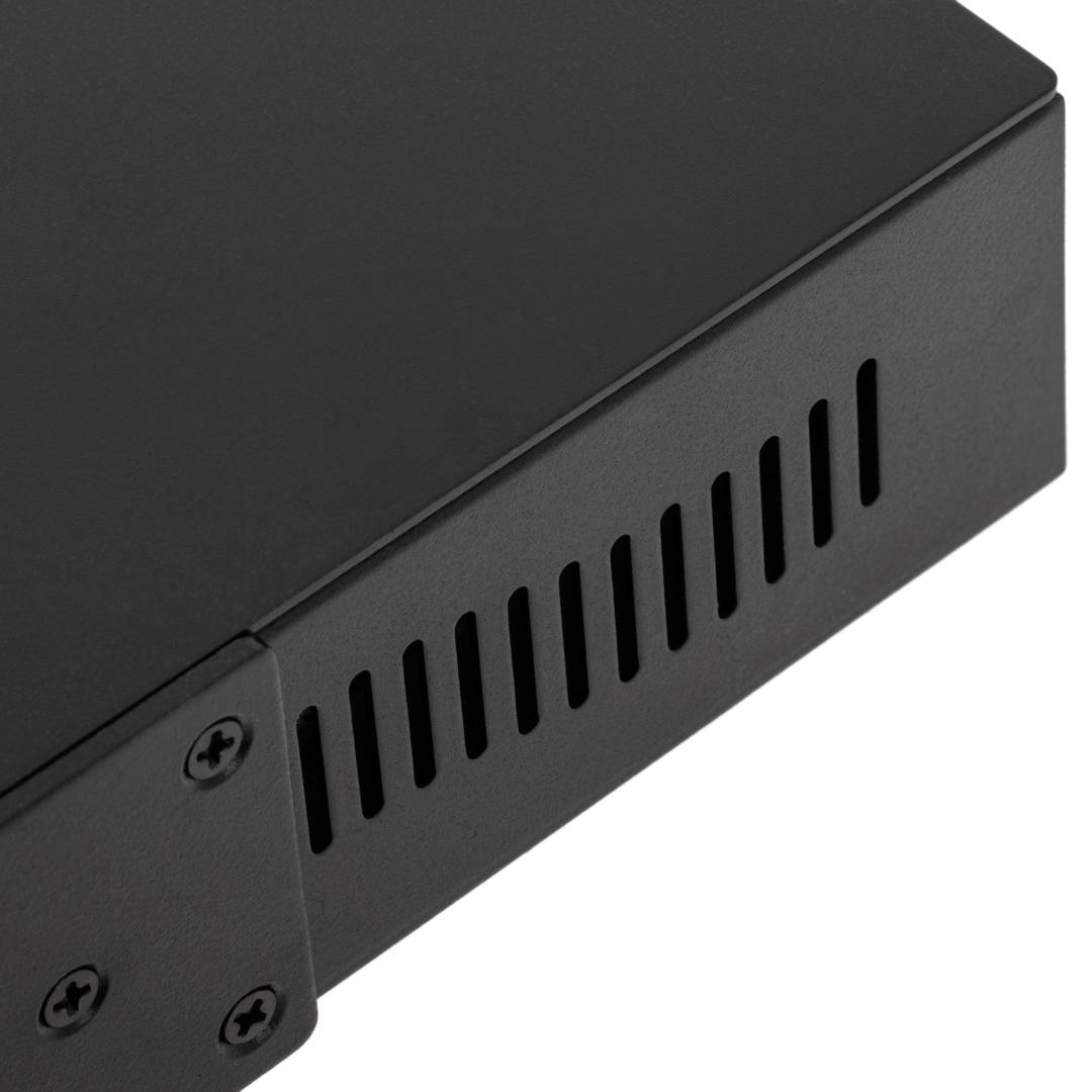 Conmutador LAN switch Gigabit 10/100/1000 Mbps de 5 UTP para rack 19'