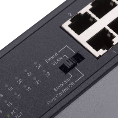 Switch de 10/100/1000 Mbps Giga de 24 UTP para Rack 19'