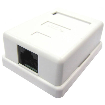 Caja de superficie de 1 RJ45 Cat.5e UTP
