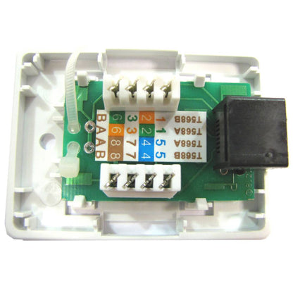 Caja de superficie de 1 RJ45 Cat.5e UTP