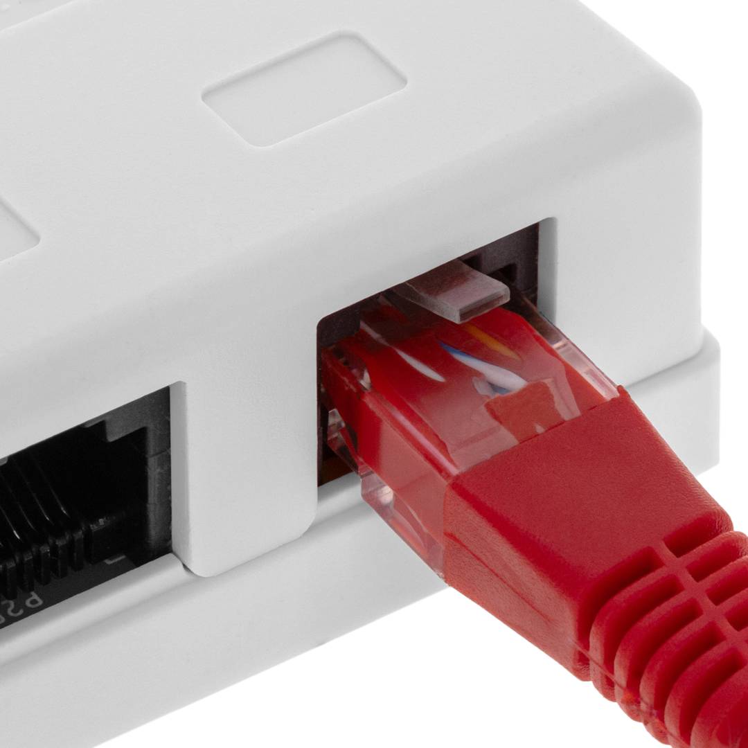 Caja de superficie de 2 RJ45 Cat.5e UTP