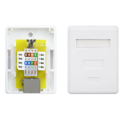 Caja de superficie de 1 RJ45 Cat.6 FTP