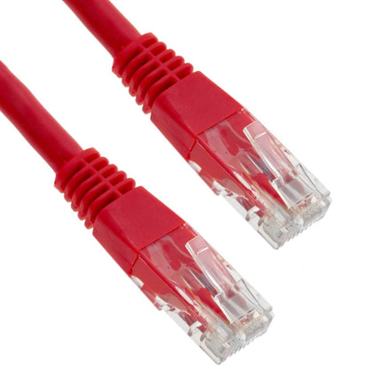 Cable de red ethernet Cat. 6 UTP de 10 m de color rojo