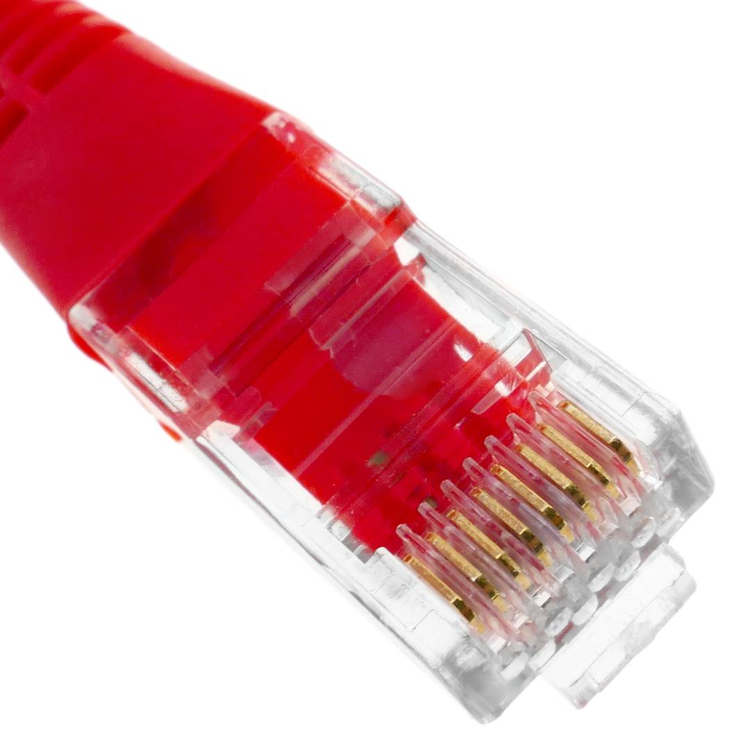 Cable de red ethernet Cat. 6 UTP de 10 m de color rojo