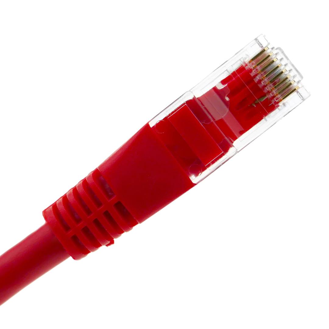 Cable de red ethernet Cat. 6 UTP de 10 m de color rojo