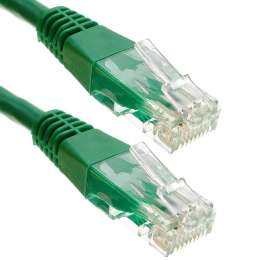Cable de red ethernet Cat. 6 UTP de 0,25 m de color verde