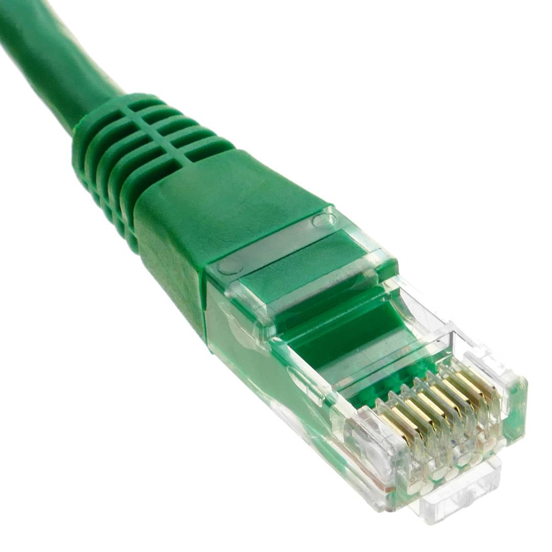 Cable de red ethernet Cat. 6 UTP de 0,5 m de color verde