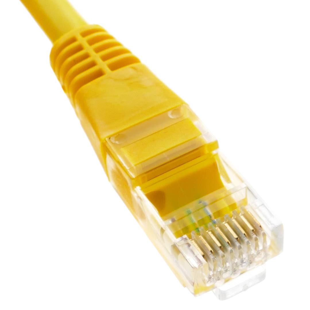 Cable de red ethernet Cat. 6 UTP de 10 m de color amarillo