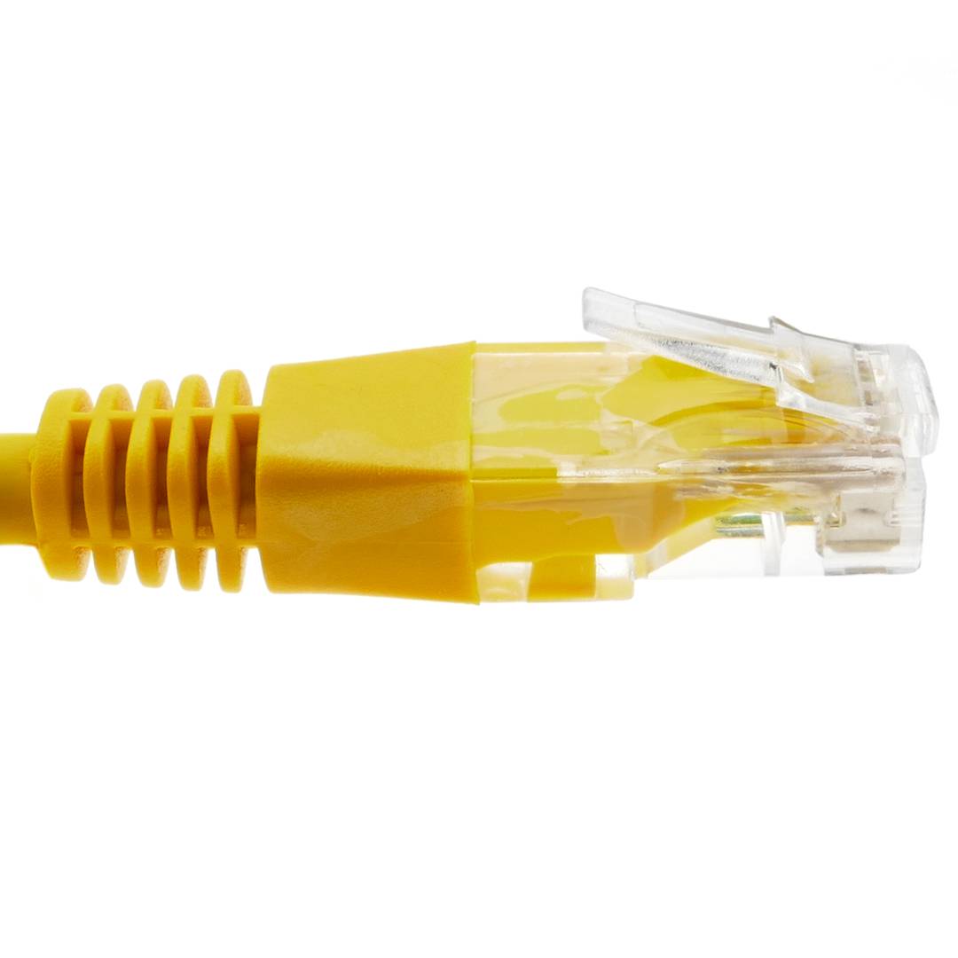 Cable de red ethernet Cat. 6 UTP de 10 m de color amarillo