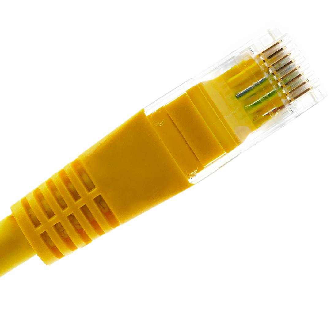 Cable de red ethernet Cat. 6 UTP de 10 m de color amarillo