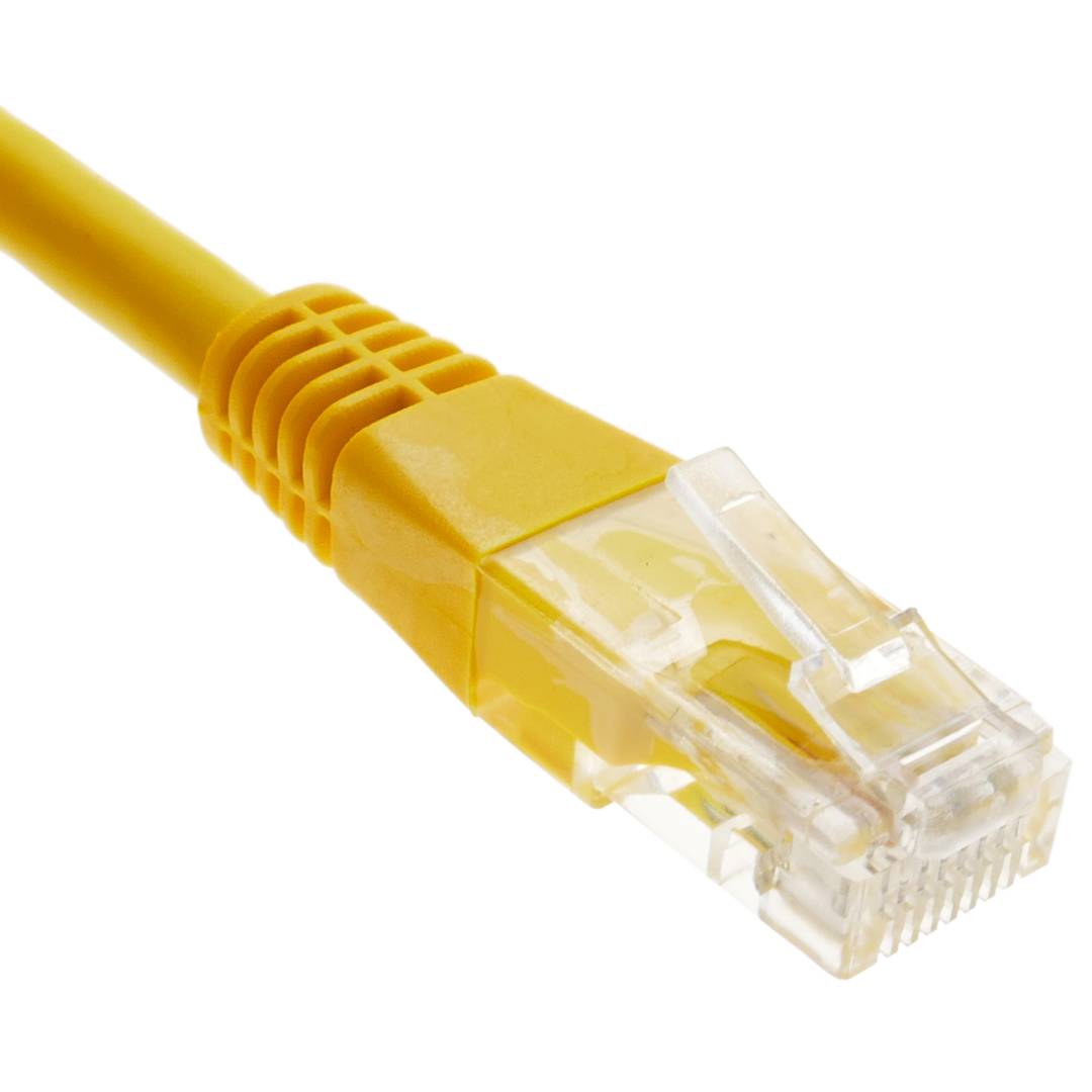 Cable de red ethernet Cat. 6 UTP de 10 m de color amarillo