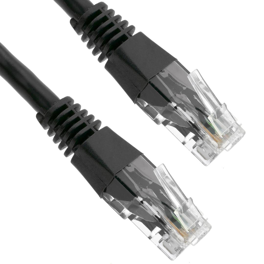 Cable de red ethernet Cat. 6 UTP de 3 m de color negro