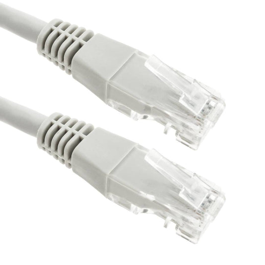 Cable de red ethernet Cat. 6 UTP de 2 m de color gris