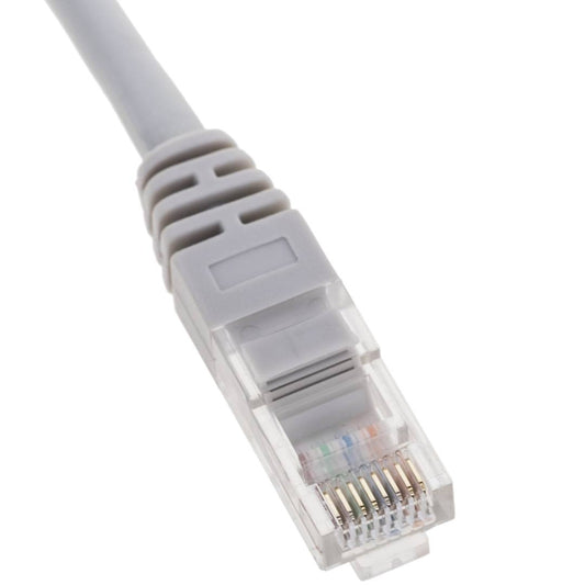Cable de red ethernet Cat. 6a UTP de 0,5 m de color gris