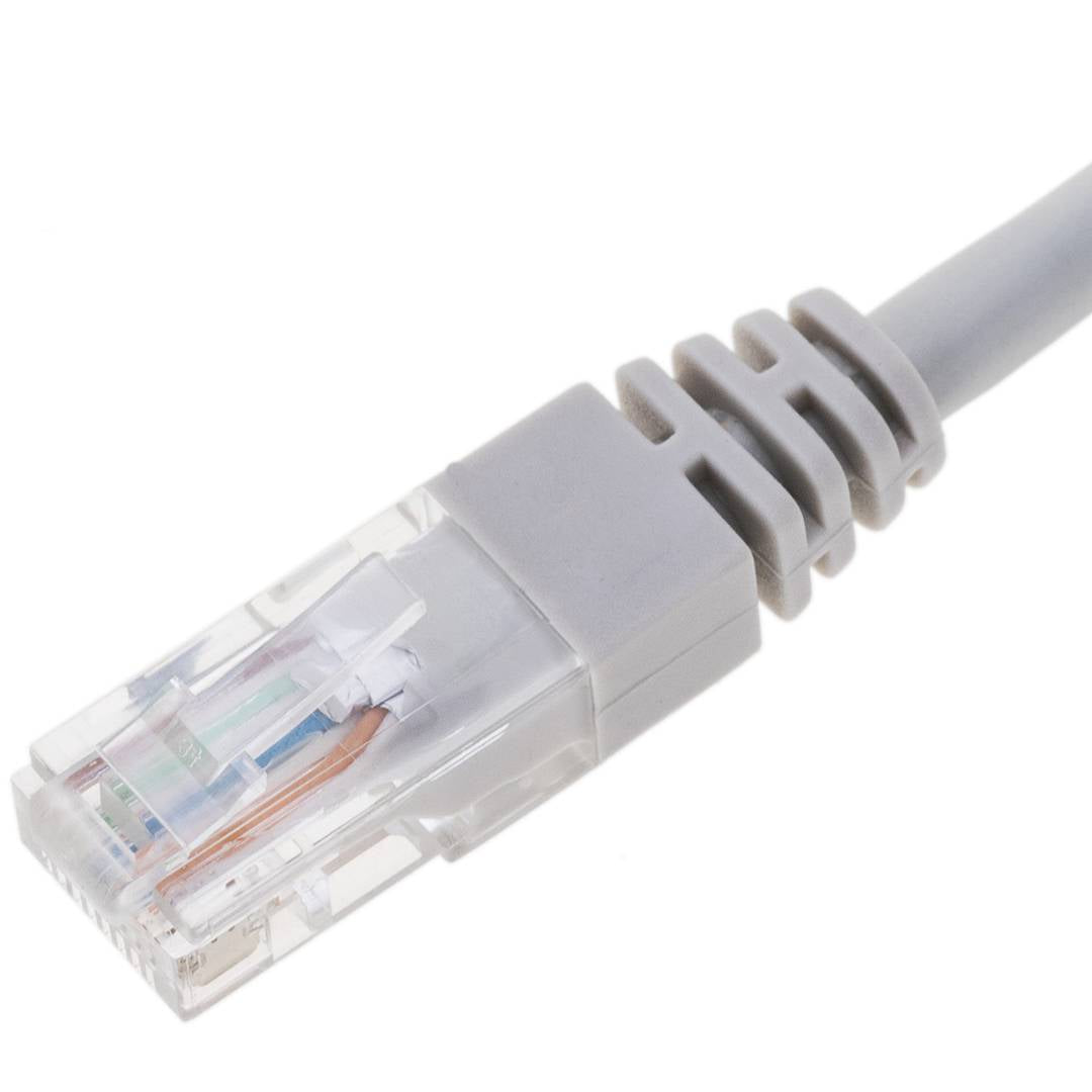 Cable de red ethernet Cat. 6a UTP de 3 m de color gris