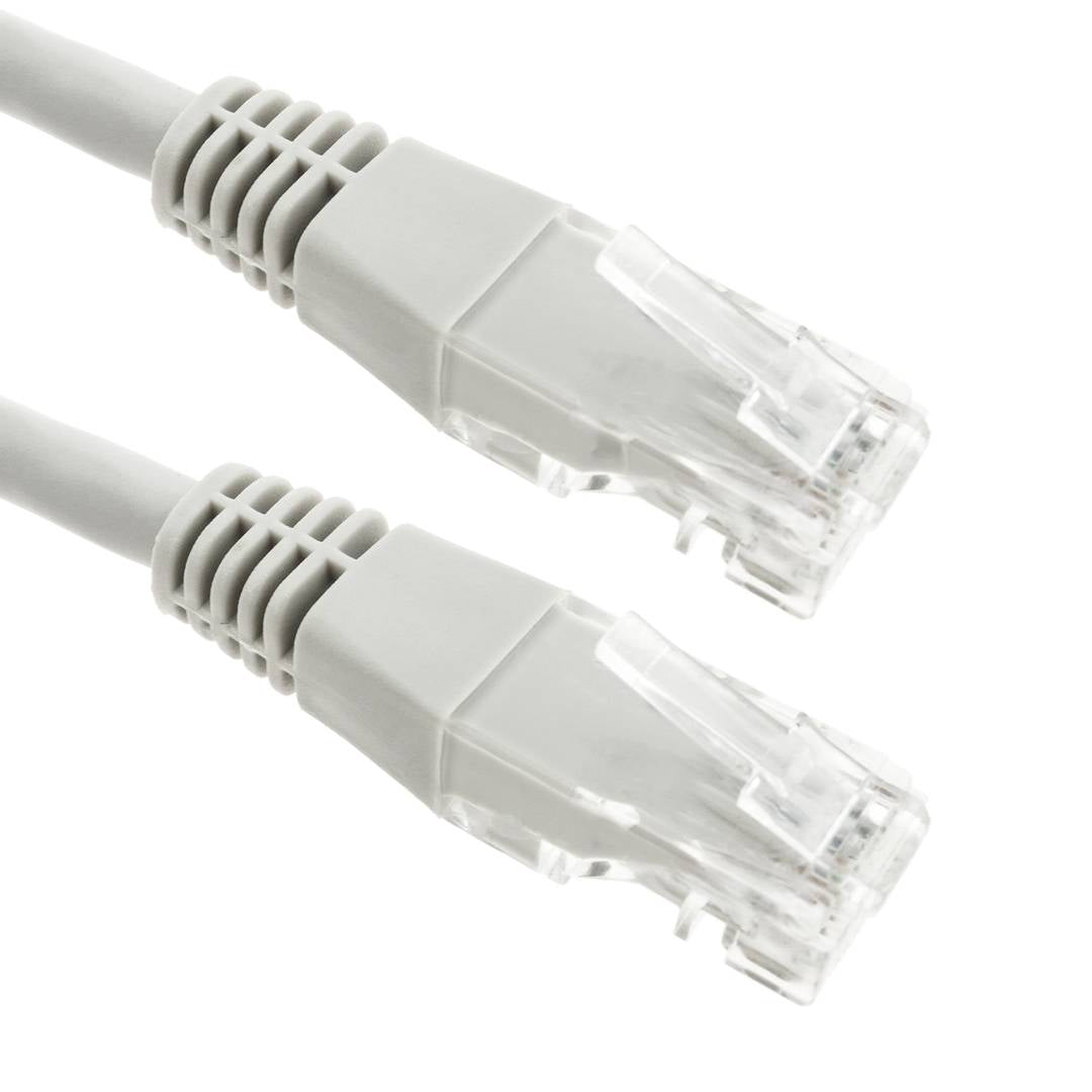 Cable de red ethernet Cat. 6 UTP de 7m de color gris