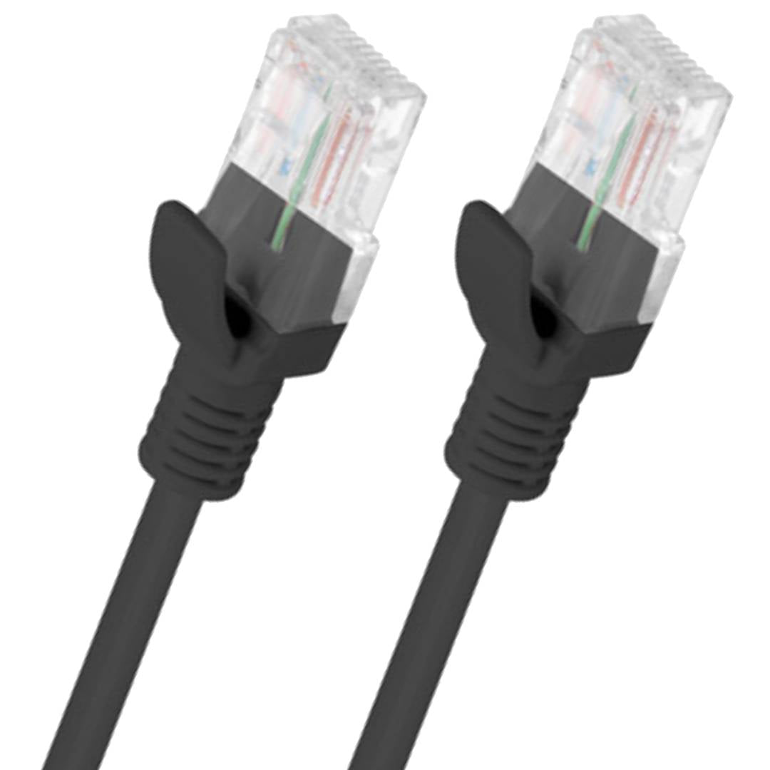 Cable de red ethernet Cat. 6 UTP de 15 m de color negro PCU6-10CC-1500-BK