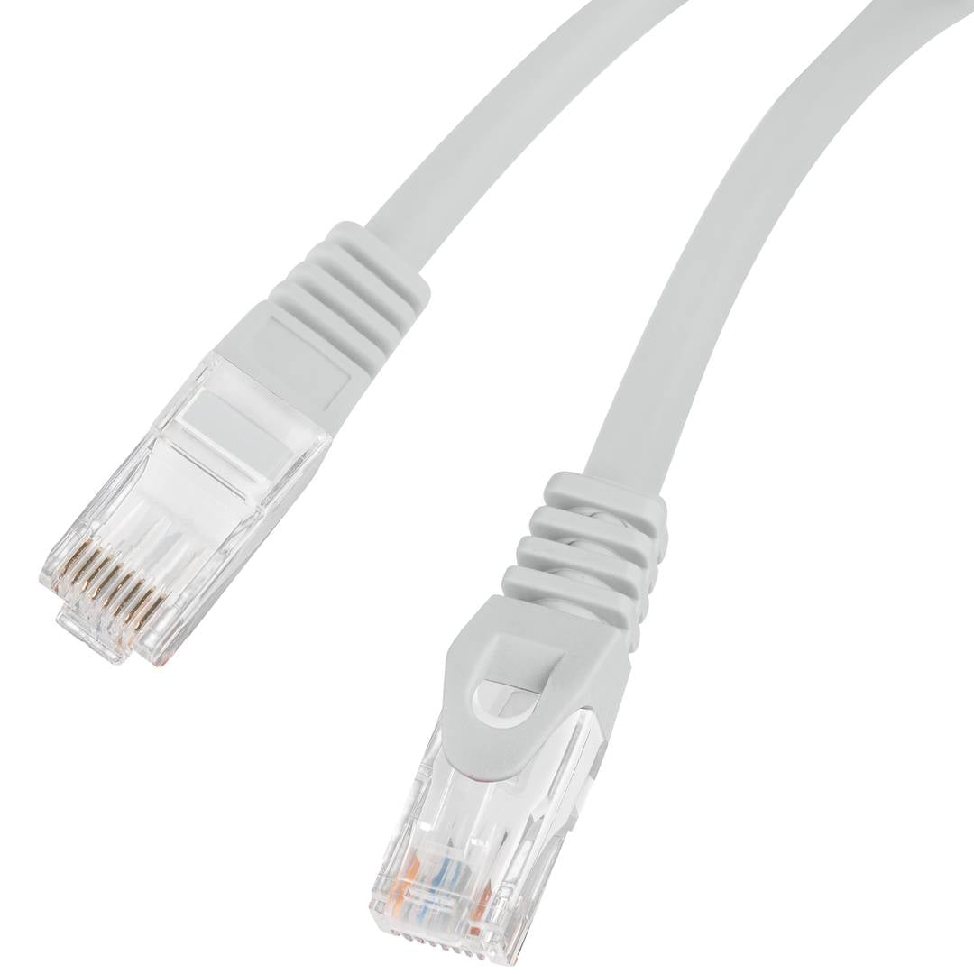 Cable de red ethernet Cat. 6 UTP de 0,25 m de color gris PCU6-10CU-0025-S