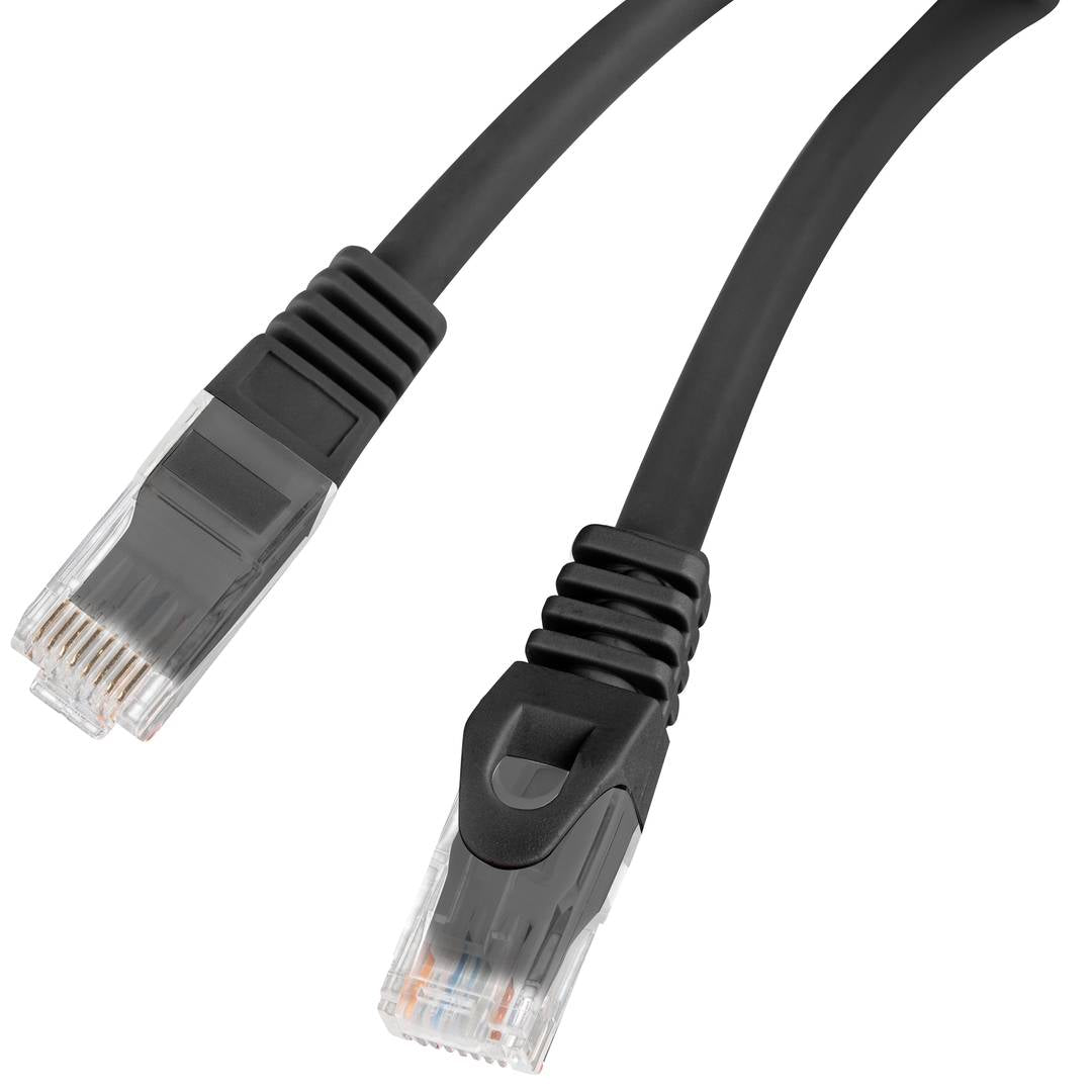 Cable de red ethernet Cat. 6 UTP de 0,5 m de color negro PCU6-10CU-0050-BK