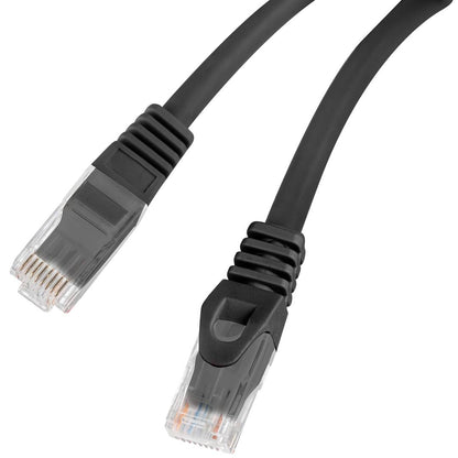 Cable de red ethernet Cat. 6 UTP de 10 m de color negro PCU6-10CU-1000-BK