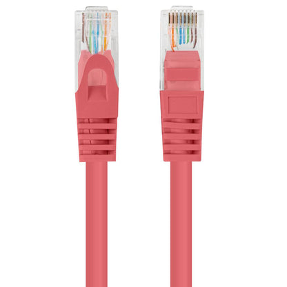 Cable de red ethernet Cat. 6 UTP de 0,25 m de color rojo PCU6-10CC-0025-R