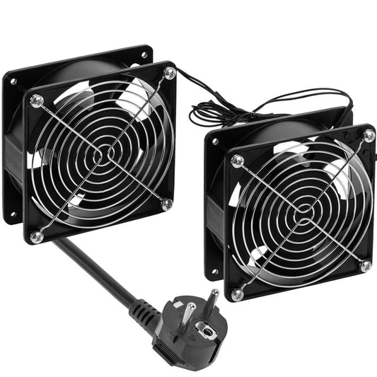 Ventiladores de techo para armario rack 19' de 2 x 120mm 220VAC