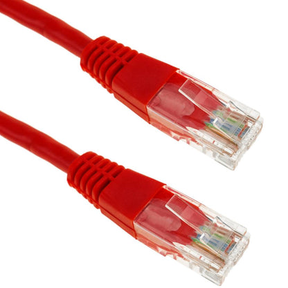 Cable de red ethernet Cat. 5e UTP de 0,25 m de color rojo