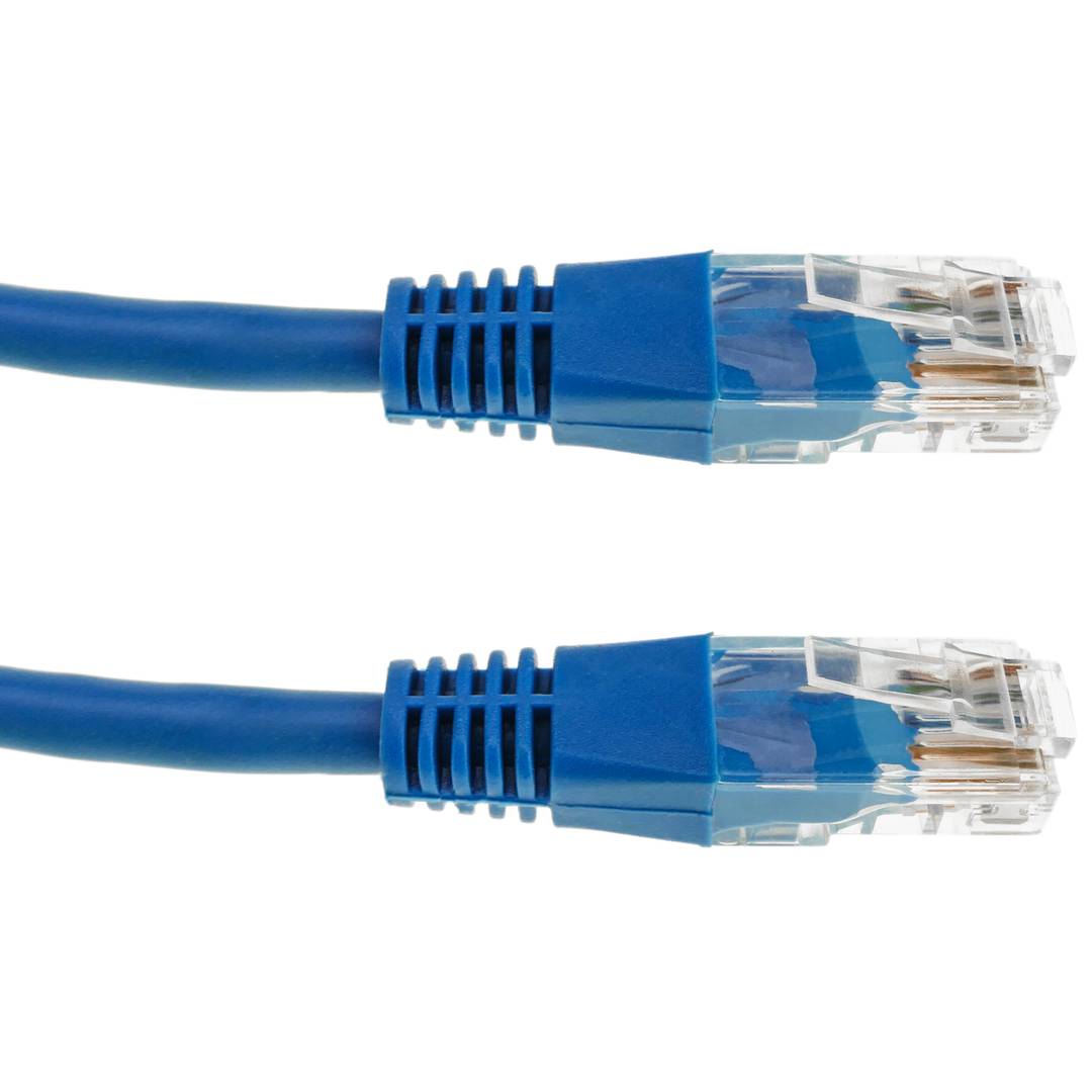 Cable de red ethernet Cat. 5e UTP de 0,25 m de color azul