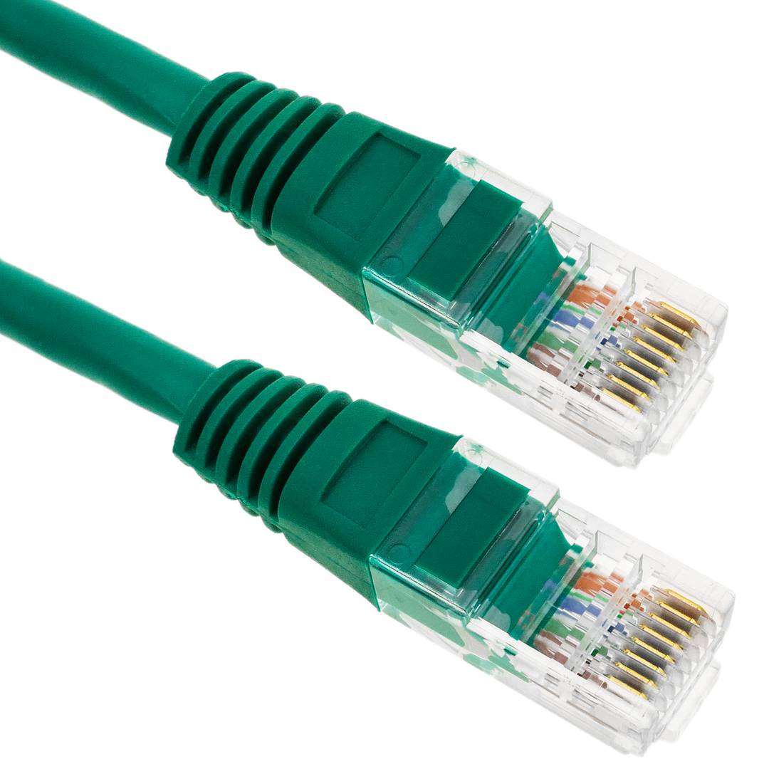 Cable de red ethernet Cat. 5e UTP de 3 m de color verde