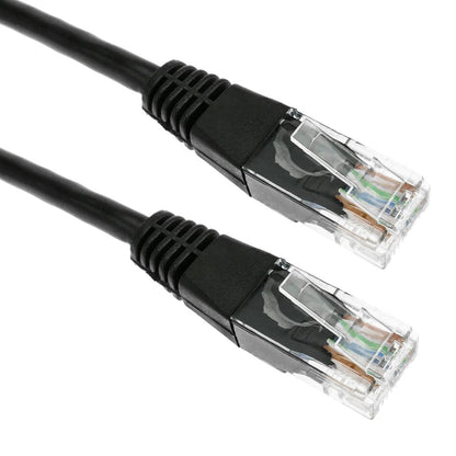 Cable de red ethernet Cat. 5e UTP de 0,5 m de color negro