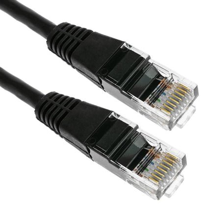 Cable de red ethernet Cat. 5e UTP de 2 m de color negro