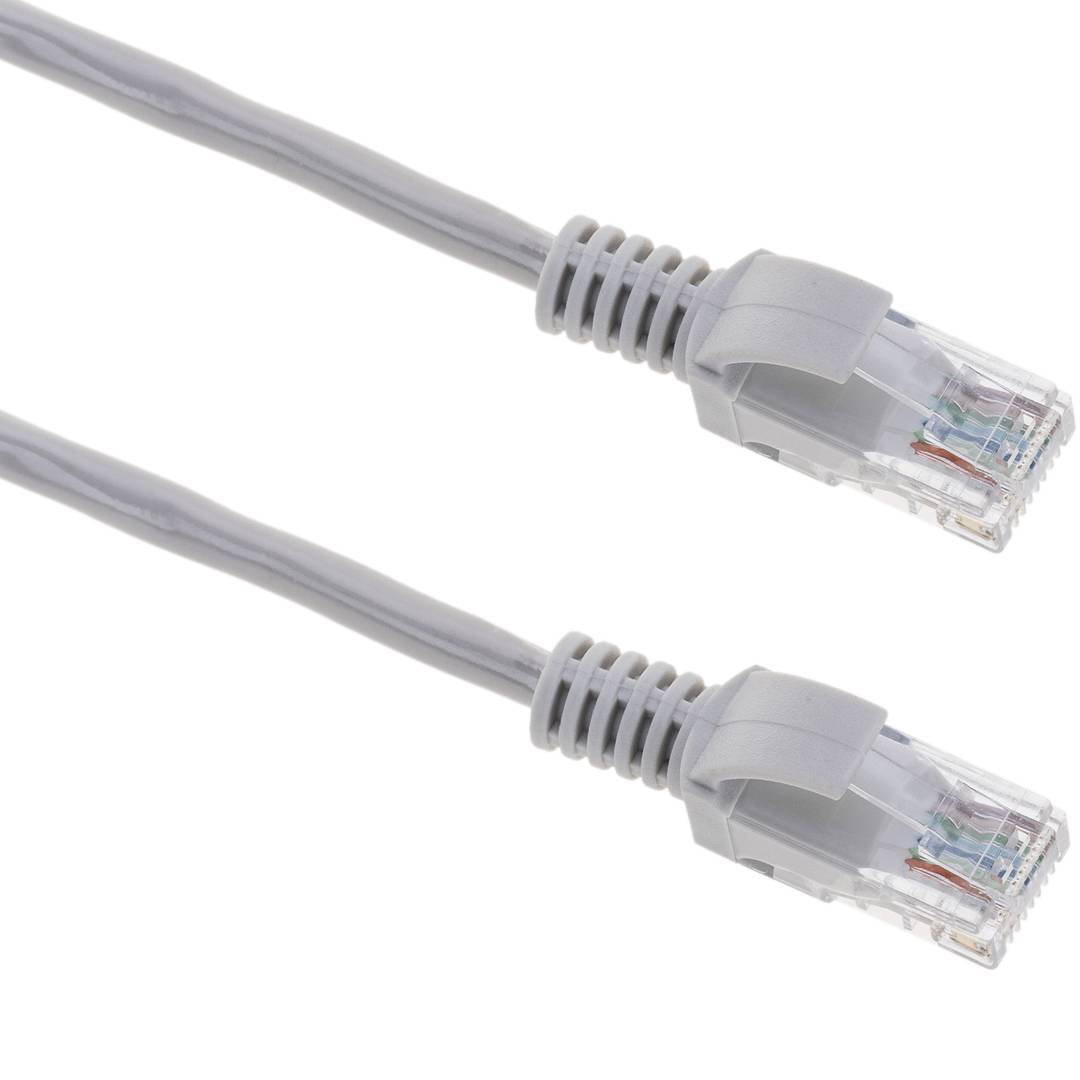 Cable de red ethernet Cat. 5e UTP de 30 m de color gris