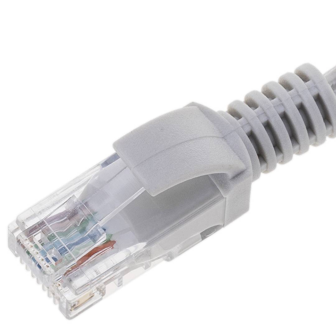 Cable de red ethernet Cat. 5e UTP de 30 m de color gris