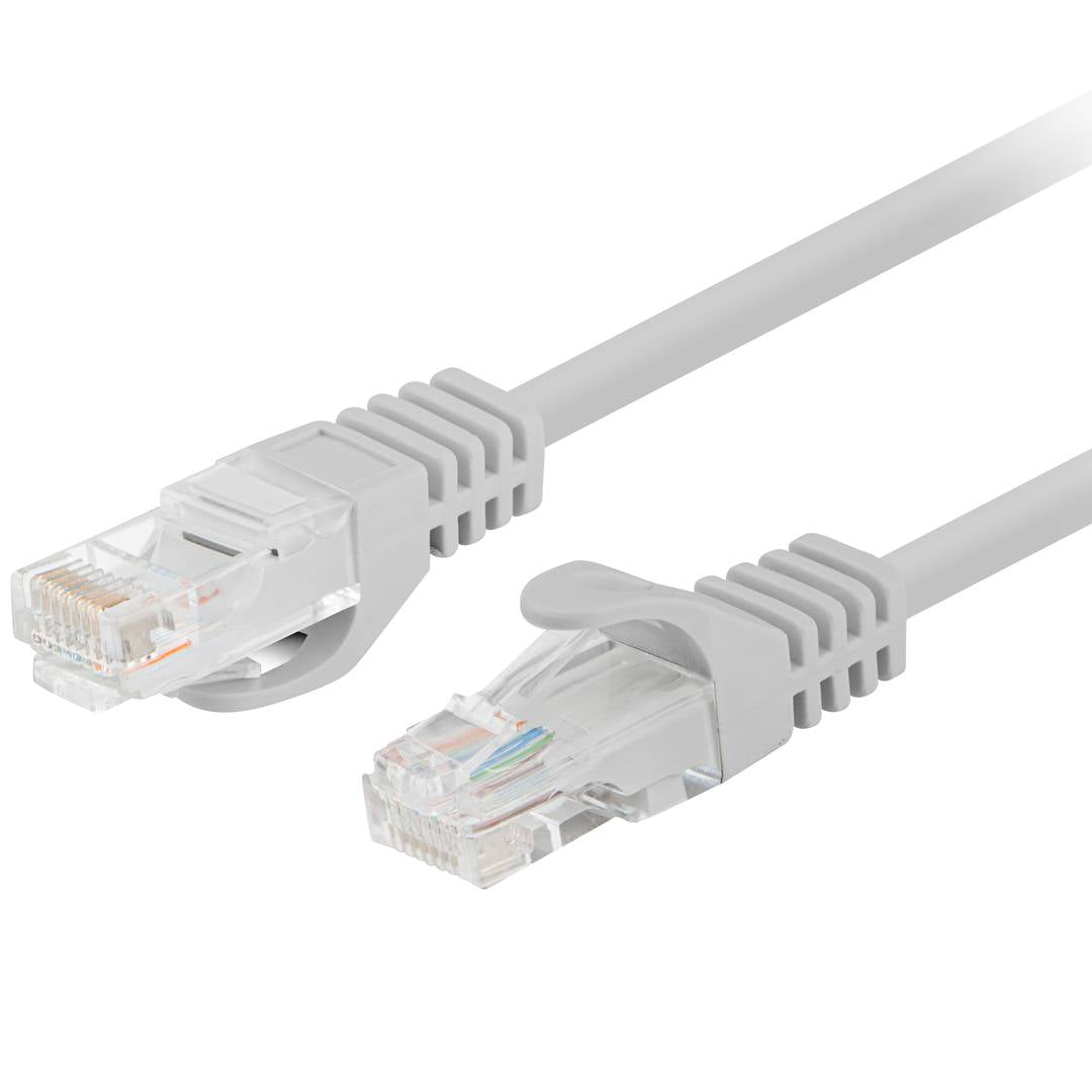 Cable de red ethernet Cat. 5e UTP de 0,25 m de color gris PCU5-10CC-0025-S