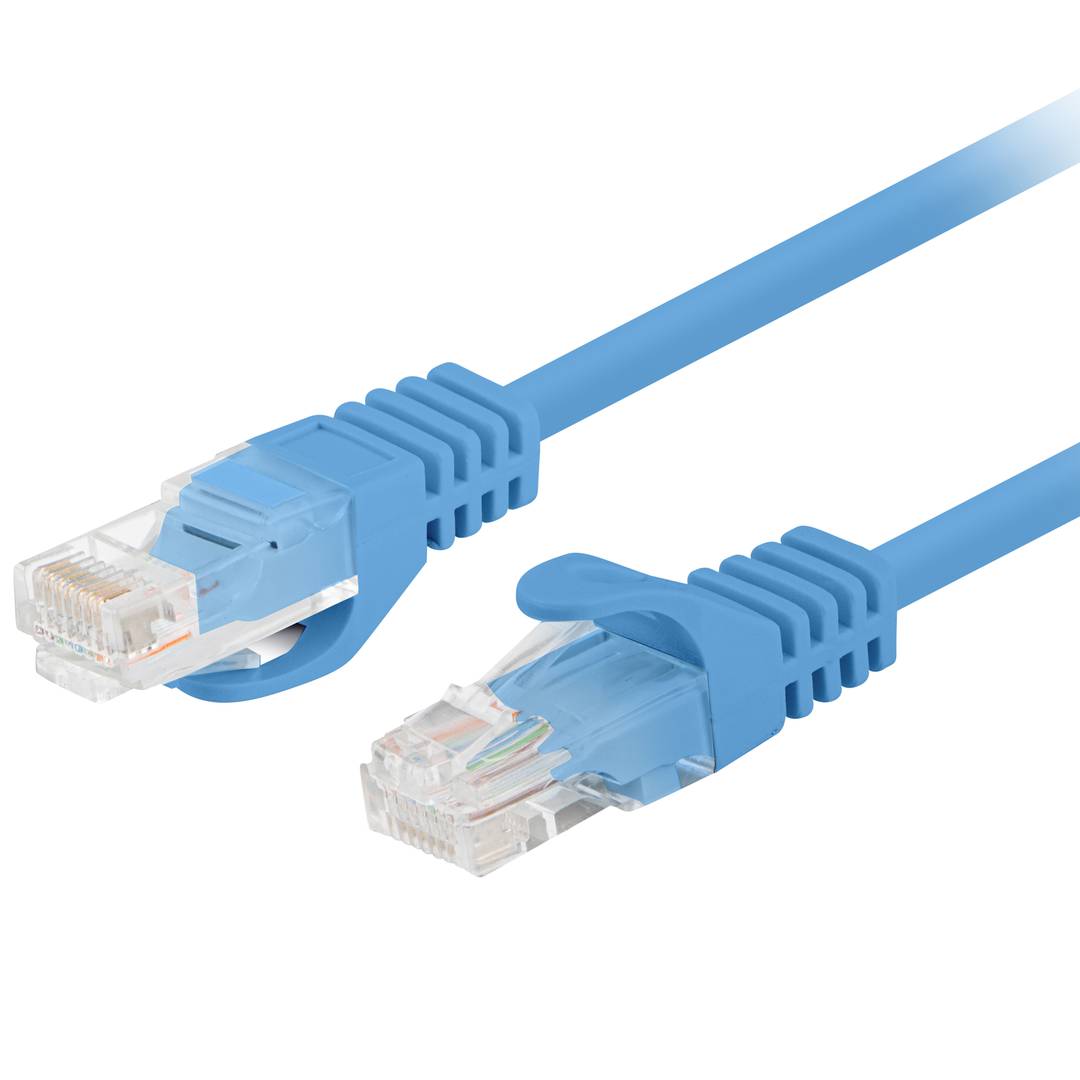 Cable de red ethernet Cat. 5e UTP de 7,5 m de color azul PCU5-10CC-0750-B