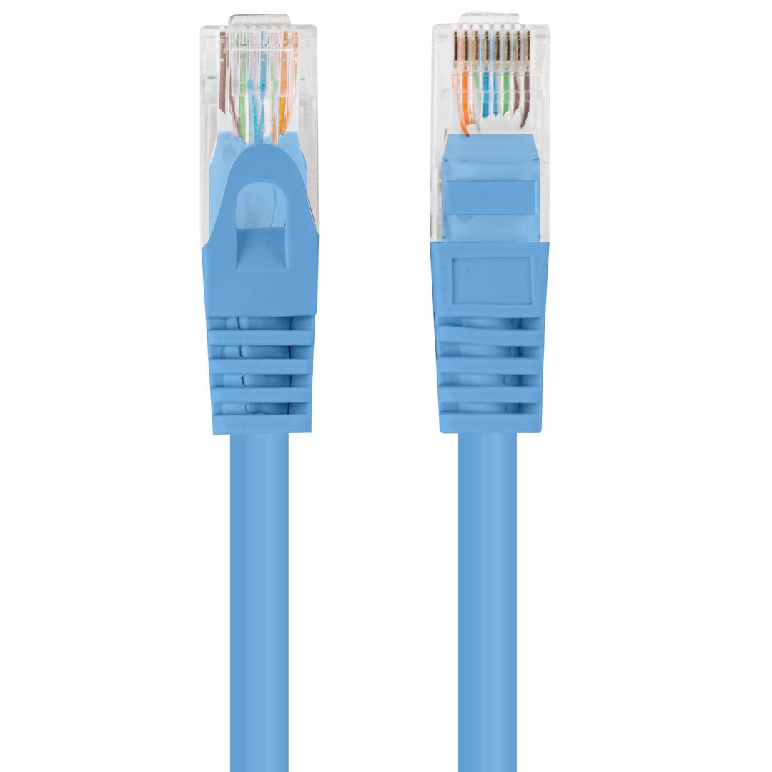 Cable de red ethernet Cat. 5e UTP de 7,5 m de color azul PCU5-10CC-0750-B