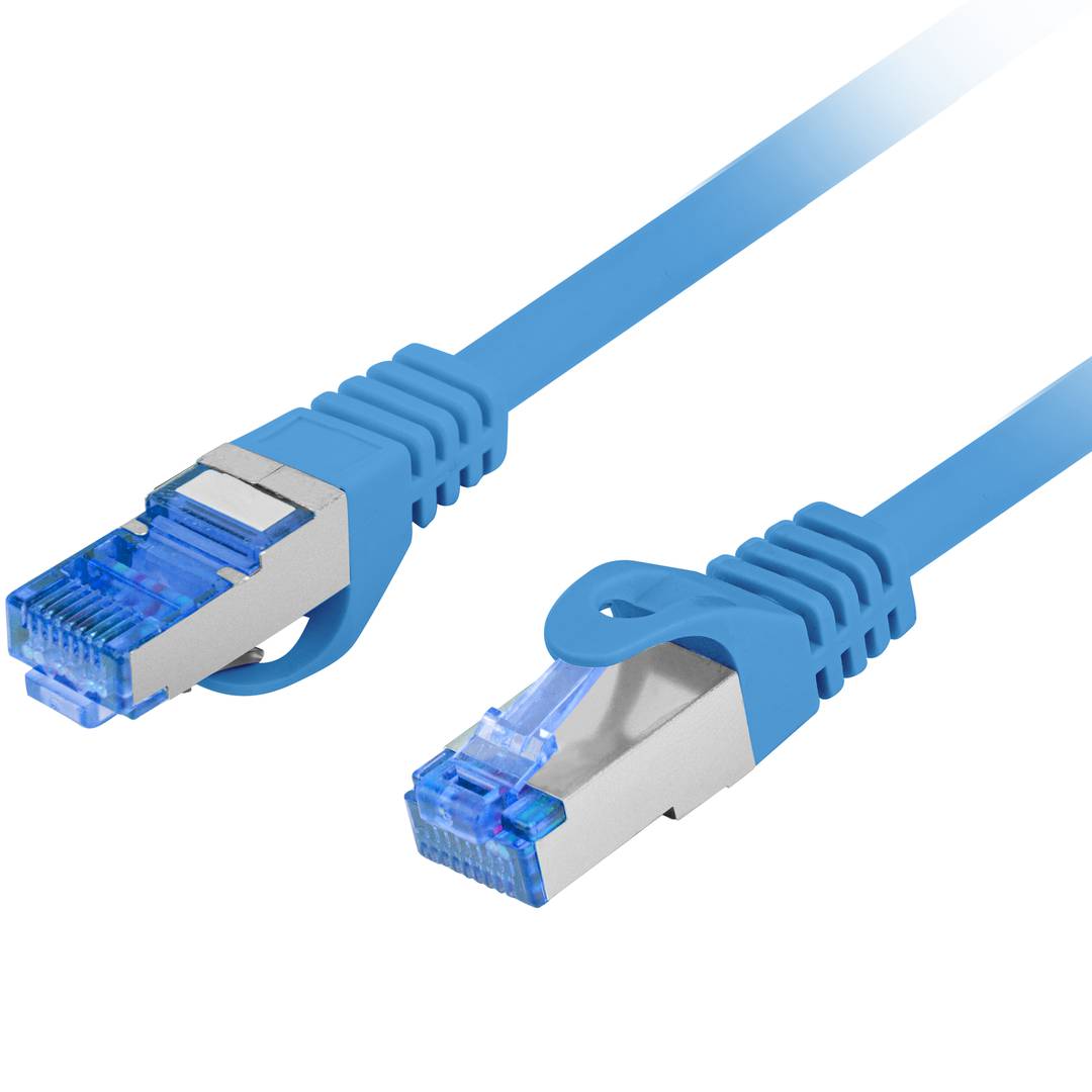 Cable de red ethernet Cat. 6a FTP CCA de 10 m de color azul PCF6A-10CC-1000-B