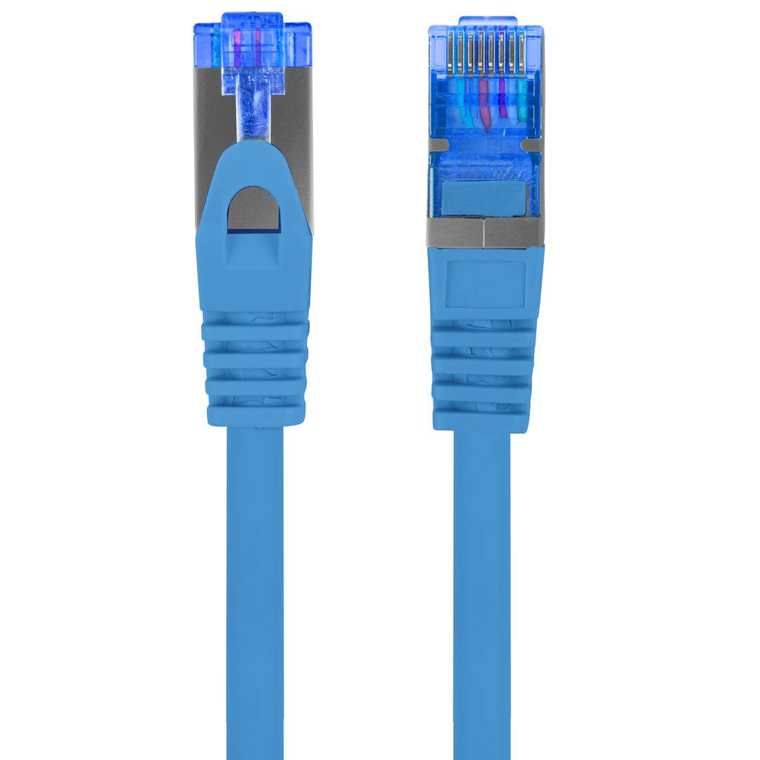 Cable de red ethernet Cat. 6a FTP CCA de 10 m de color azul PCF6A-10CC-1000-B
