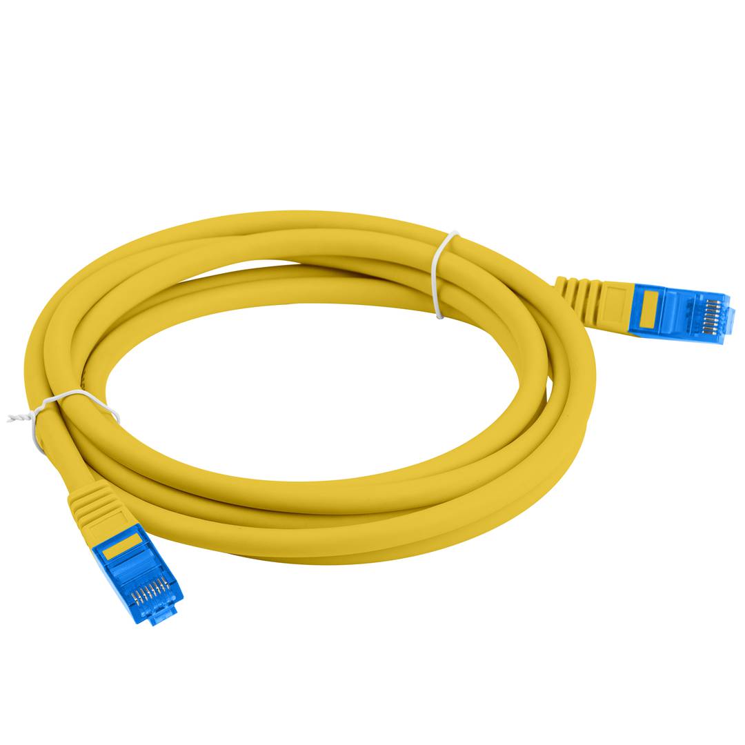 Cable de red ethernet Cat. 6a FTP CCA de 0,5 m de color amarillo PCF6A-10CC-0050-Y