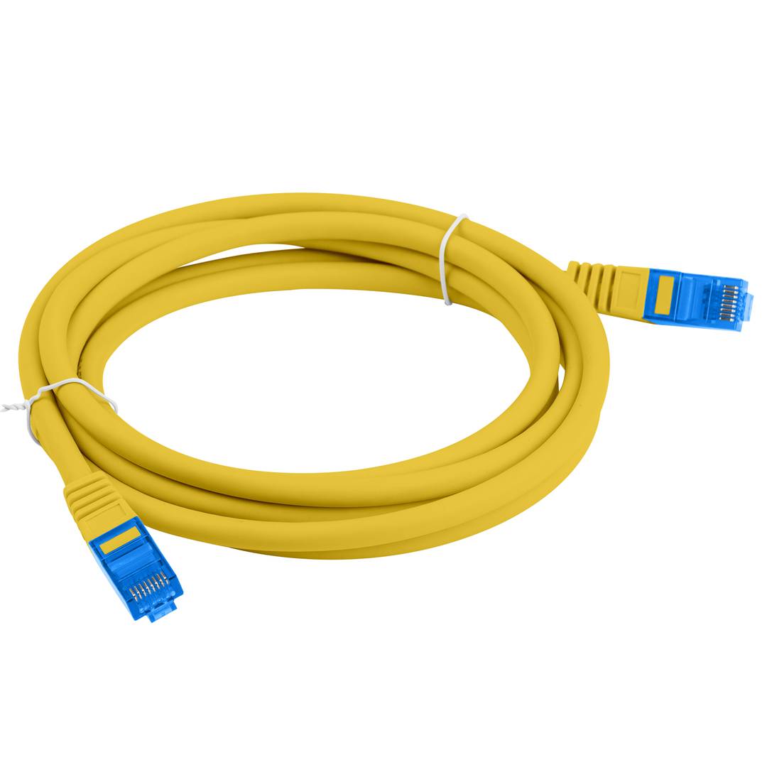 Cable de red ethernet Cat. 6a FTP CCA de 1 m de color amarillo PCF6A-10CC-0100-Y