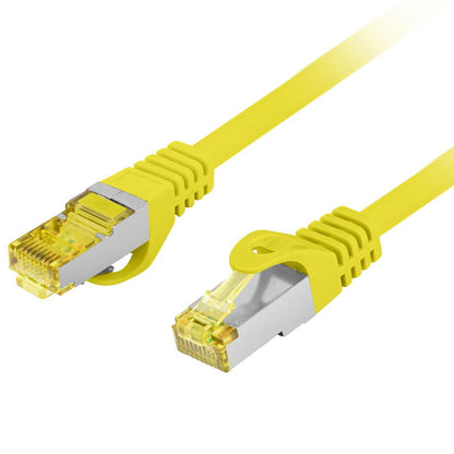 Cable de red ethernet Cat. 6a FTP de 0,25 m de color amarillo PCF6A-10CU-0025-Y