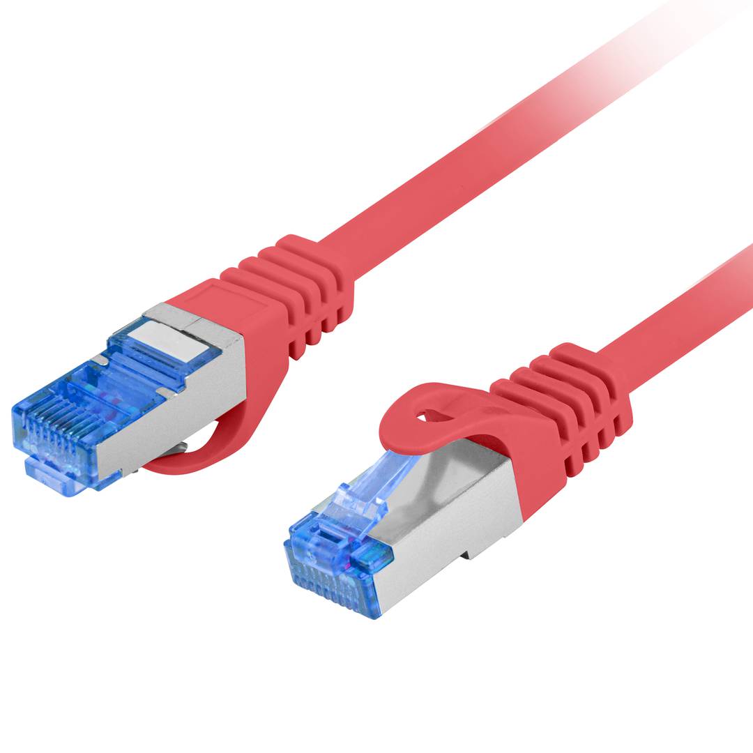 Cable de red ethernet Cat. 6a FTP CCA de 2 m de color rojo PCF6A-10CC-0200-R