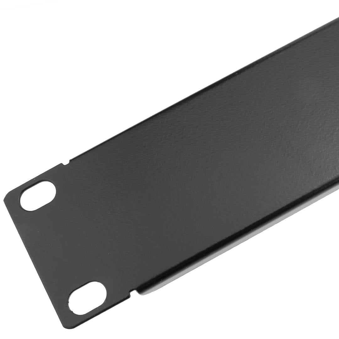 Panel ciego de 1U para armario rack 19' Tapa negra