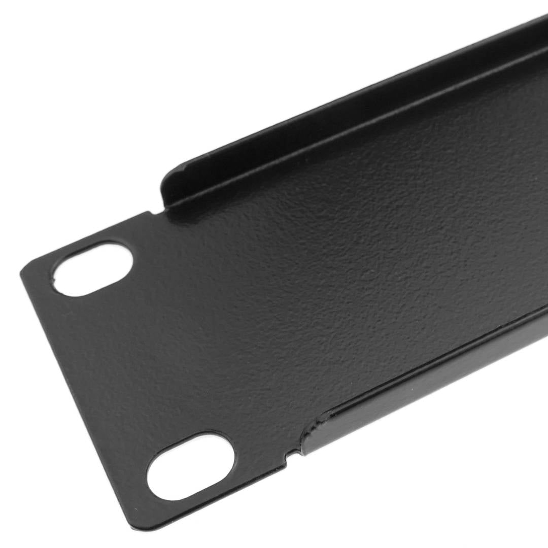 Panel ciego de 1U para armario rack 19' Tapa negra