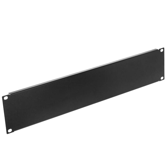 Panel ciego de 2U para armario rack 19' Tapa negra