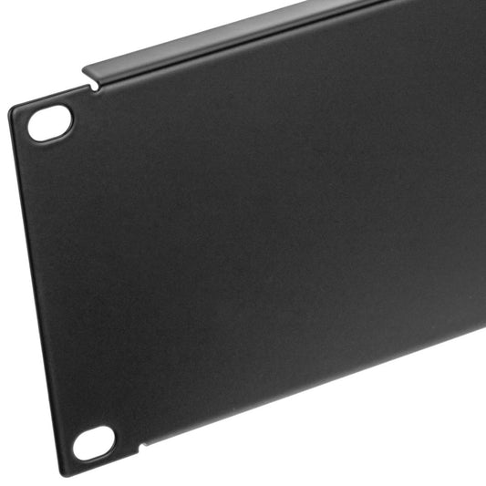 Panel ciego de 2U para armario rack 19' Tapa negra