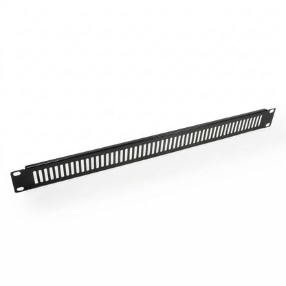 Panel de rejilla de 1U para armario rack 19' Tapa de ventilación negra